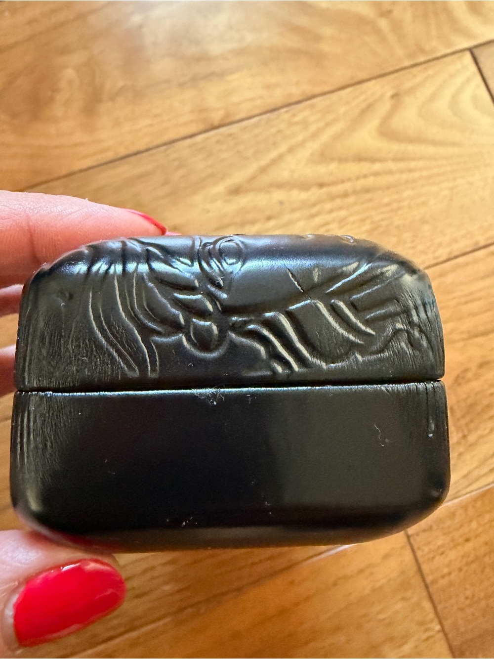 Vintage Gianni Versace Black Hard Clamshell Glasses Case Embossed Medusa Head - Picture 7 of 9
